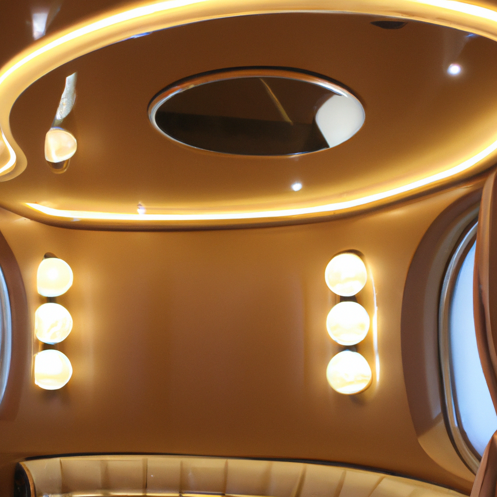 Refit interni yacht: tappezzeria, falegnameria e illuminazione LED